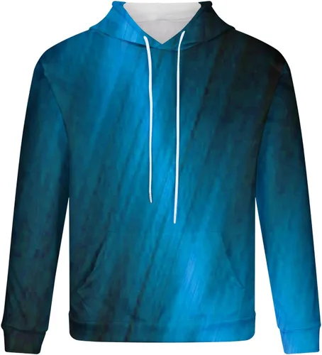 Miniatura 3 de Shiyingl Gradient Printed Pullover for Men Classic Fit Comfy Hoodies Shirts Lightweight Workout Long Sleeve Sweatshirt Tops