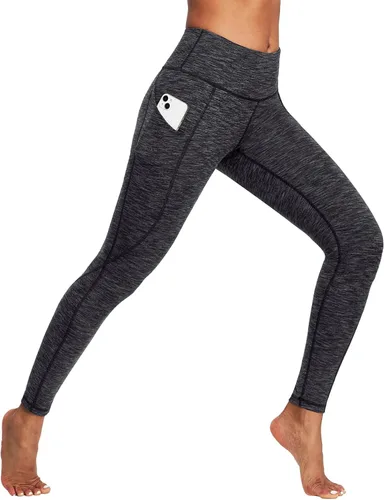 Miniatura 45 de Ewedoos - Leggings con bolsillos para mujer, de talle alto, pantalones de yoga, pantalones de entrenamiento, con levantamiento de glúteos