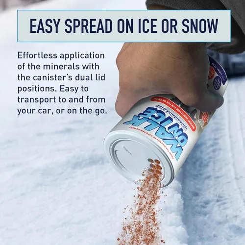 Miniatura 4 de Ice Traction – Fast-Acting Traction Granules for Snow & Black Ice Pet & Kid Safe Non-Corrosive, Chloride-Free Safe for Concrete, Decks & Metal