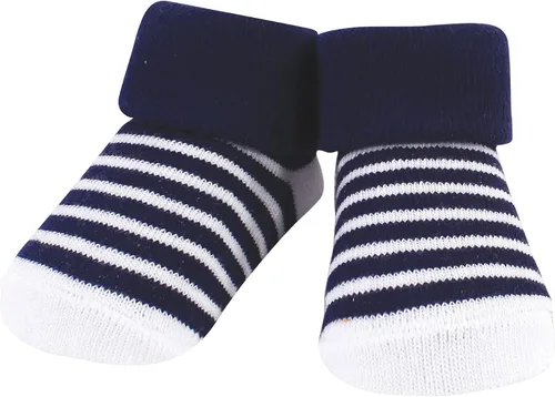 Miniatura 272 de Hudson Baby Conjunto de babero y calcetines unisex de algodón para bebé