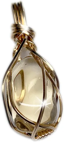 Miniatura 35 de 66 necklace pendant gemstones choose from moldavite, citrine, or herkimer diamond