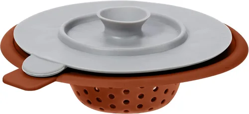 Miniatura 14 de OGGI Juego de colador y tapón de silicona para fregadero, gran colador de fregadero de cocina, tapón de drenaje de silicona, colador de drenaje