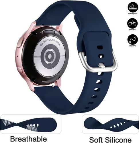 Miniatura 6 de Lerobo - Bandas compatibles con Samsung Galaxy Watch Active/Active 2 de 1.57 y 1.73 pulgadas/Galaxy Watch 1.65 pulgadas. Correa de reloj
