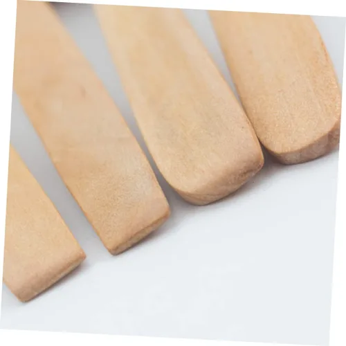 Miniatura 4 de Homoyoyo 4 piezas de espátula volteadora de mantequilla de madera, espátula de glaseado para mezclar, espátula vintage para tarro de mantequilla