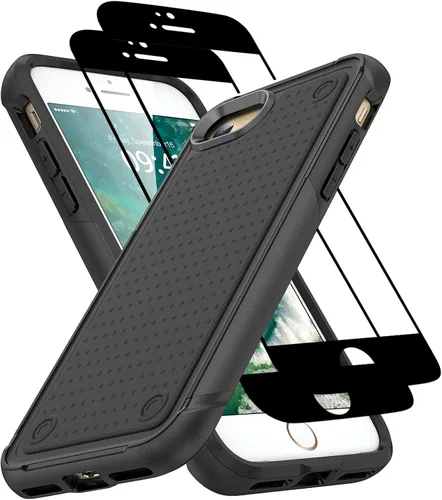 Miniatura 102 de Jeylly Funda para iPhone SE/Funda para iPhone 5S, Exterior de Plástico Duro que Absorbe Golpes + Interior de Silicona de Goma Defensor contra