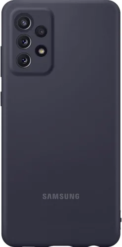 Samsung Compatible A72 Silicone Cover Negro