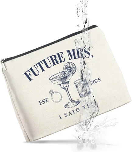 Miniatura 7 de Bolsa de maquillaje floral humor, regalos para mujer, B