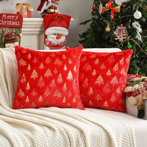 Miniatura 14 de FUTEI Regalos para Niños, Fundas de Almohada Decorativas Gamer'Spot de 18x18 Pulgadas, Juego de 1, Decoración Navideña del Hogar para Sofá, Cama