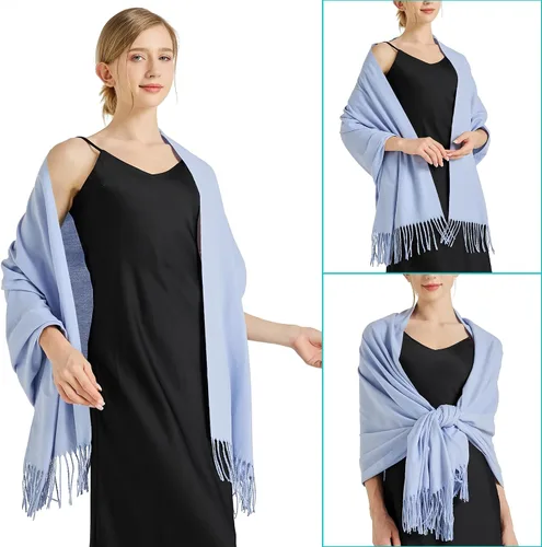 Miniatura 5 de Ciormis Chales y bufandas de pashmina suaves para mujer