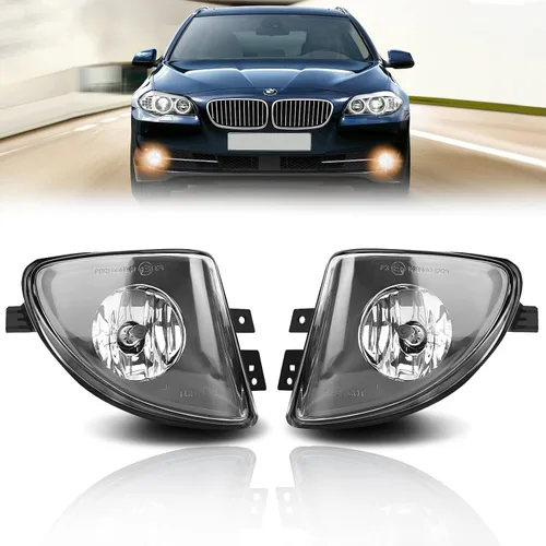 Faros antiniebla compatibles con BMW 528i 535i 550i xDrive Sedan, ActiveHybrid 5 Sedan, F10 F11 5 Series, 2011 2012 2013, 1 par de lámparas