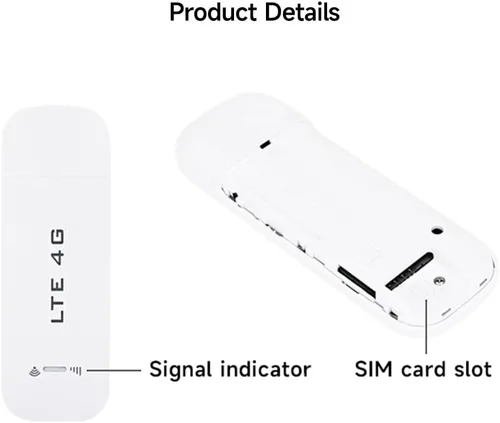 Miniatura 7 de Enrutador WiFi 4G portátil con ranura para tarjeta SIM, módem WiFi LTE USB WiFi de alta velocidad, punto de acceso portátil de viaje, mini enrutador