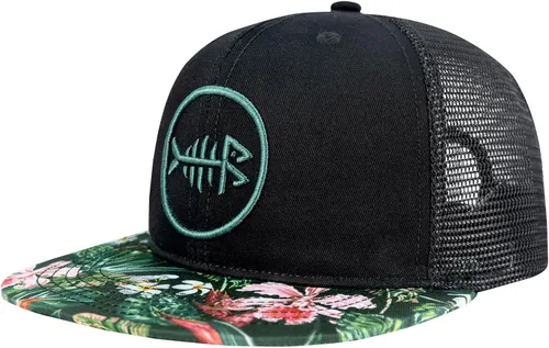 Miniatura 22 de BASSDASH Gorra de Camionero de Ala Plana Ajustable con Snapback y Malla para Hombres y Mujeres