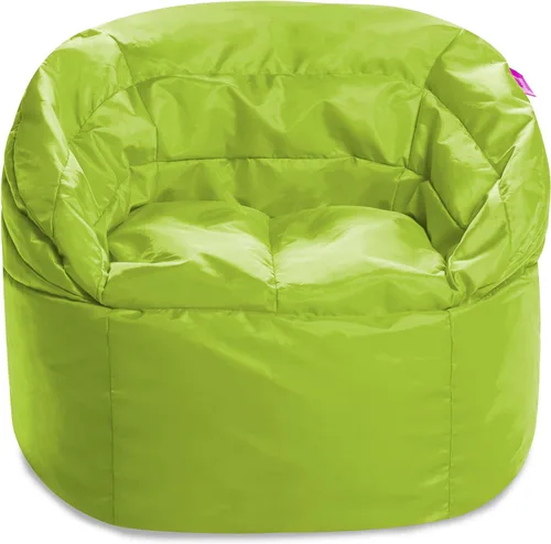 Miniatura 59 de Posh Beanbags - Sillón puff grande, 38 pulgadas, color azul rey sólido Nylon suave - Azul real