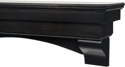 Miniatura 8 de MANTELSDIRECT Mantels Direct Salem - Repisa de Chimenea de Madera con Ménsulas Arqueadas - Cerezo 48 Pulgadas Estante Rústico de Madera de Pino