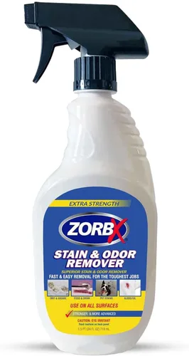 ZORBX Spray removedor de manchas y olores extrafuerte: deshazte de olores desagradables y manchas no deseadas al instante | Limpiador de alfombras