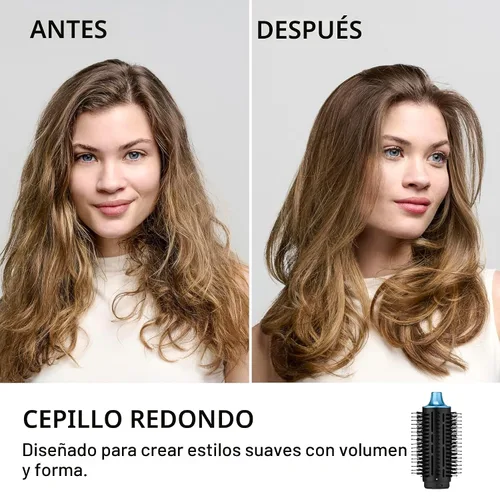 Miniatura 8 de BaBylissPRO StyleSwitch Ionic Multi-Styler, Air Styler and Hair Dryer, Lightweight Hot Air Brush with 5 Attachments, Automatic Dual Voltage Azul