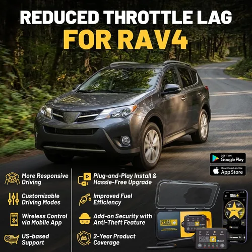 Miniatura 2 de PEDAL COMMANDER Controlador de respuesta del acelerador para Toyota RAV4 2006-2013 – Plug-and-Play, 4 modos de conducción, control de aplicación