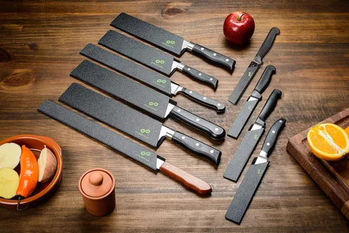 Miniatura 3 de EVERPRIDE Juego de funda para cuchillos de chef (juego de 10 piezas) protectores universales para cuchillos de chef y cuchillos de cocina, duradero