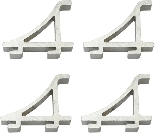 Miniatura 8 de 4 unids congelador estante clip aluminio refrigerador refrigerador refrigerador estante soporte suministros para el hogar