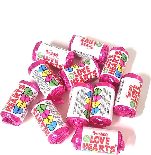 Miniatura 2 de Swizzels Matlow Love Heart Mini Rolls (paquete de 100)