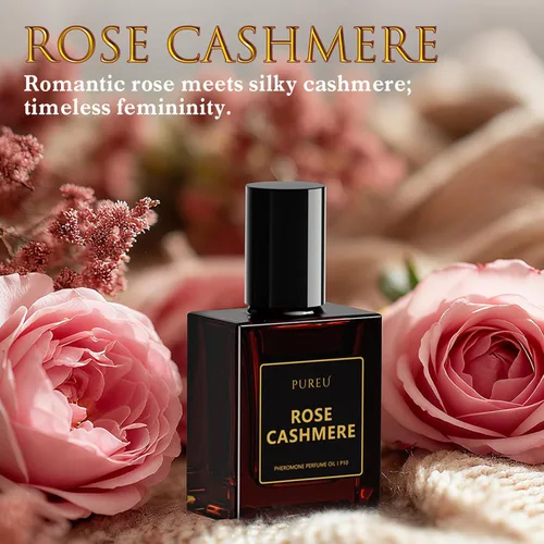 Miniatura 4 de PUREU Perfumes de feromonas para mujer, perfume de cachemira rosa, perfume de vainilla de larga duración, 0.34 onzas líquidas, rollo en rollo