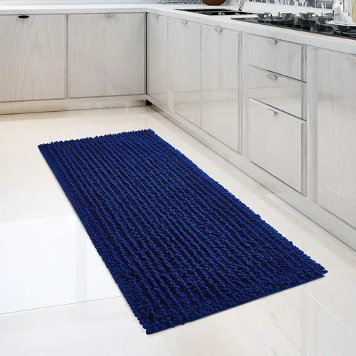 Miniatura 66 de FLOLEOPA Alfombras de Baño de Microfibra de Felpa Suave, Alfombras de Baño Absorbentes Antideslizantes Lavables a Máquina, Tapetes de Baño para Beige