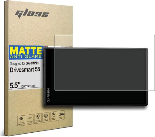 Miniatura 12 de Protector de pantalla de vidrio templado premium para Garmin Drivesmart 55 GPS Navigation 5.5 pulgadas pantalla táctil anti huella digital