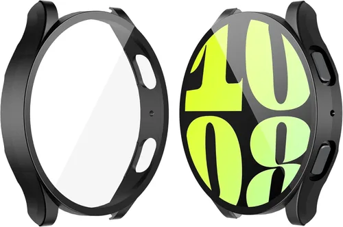 Miniatura 15 de Langboom Funda rígida negra compatible con Samsung Galaxy Watch 5 Galaxy Watch 4 de 1.732 pulgadas (1.732 in) con protector de pantalla, protector
