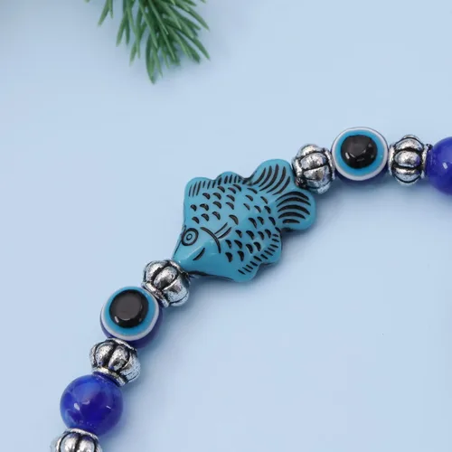 Miniatura 6 de 3 piezas de adorno colgante de ojo malvado azul hecho a mano con dije de la suerte colgante de pared accesorios para decoración interior de coche