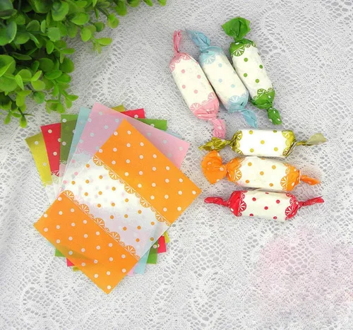 Miniatura 5 de Penta Angel Envolturas de caramelos, 400 unidades, papel de caramelo de cera torcida, para dulces, turrones para hornear, para boda, cumpleaños