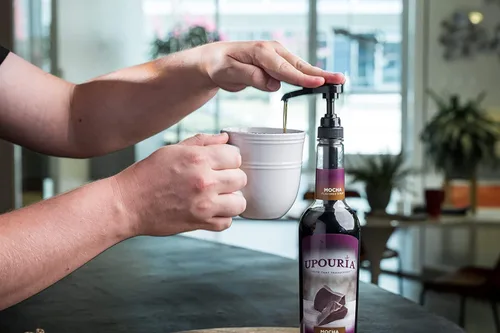 Miniatura 4 de Upouria Mocha Boost - Jarabe de café saborizante, 100% vegano, sin gluten, Kosher, botella de 25.4 fl oz - La bomba se vende por separado