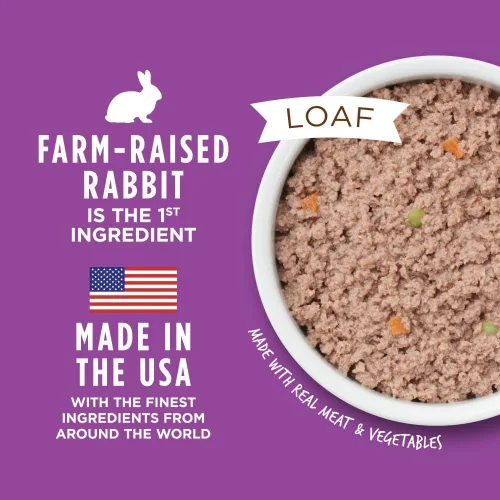 Miniatura 3 de Instinct Comida húmeda original para perros, receta sin granos, conejo real, latas de 13.2 onzas (paquete de 6)