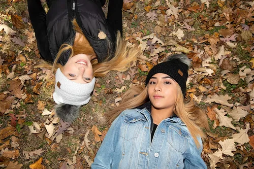 Miniatura 3 de Funky Junque Gorro de punto súper suave de poliéster cálido para invierno para mujer