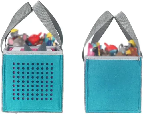 Miniatura 4 de Bolsa de Transporte para Toniebox Reproductor de Audio Juego de Iniciación, Estuche Organizador de Felpa para Almacenamiento del Juego de Iniciación