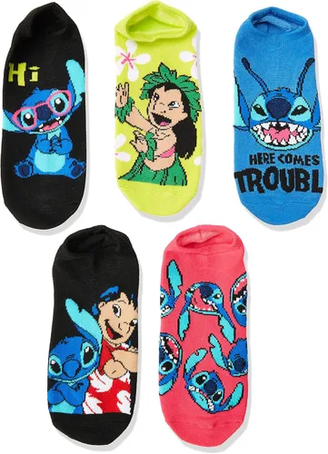Miniatura 2 de Disney Paquete de 5 calcetines Lilo Stitch para mujer