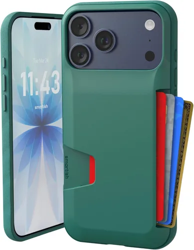 Miniatura 48 de Smartish - Funda tipo cartera para iPhone 11, diseño de cartera volumen 1 [delgada + protectora] con tarjetero - probada para caídas con ranura