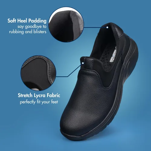 Miniatura 3 de Hawkwell Women's Slip on Lightweight Lycra Nursing Shoes Comfortable Slip Resistant Work Shoes