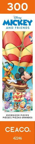 Miniatura 8 de Ceaco - Disney - Globo aerostático de Mickey - Rompecabezas de 300 piezas extragrandes