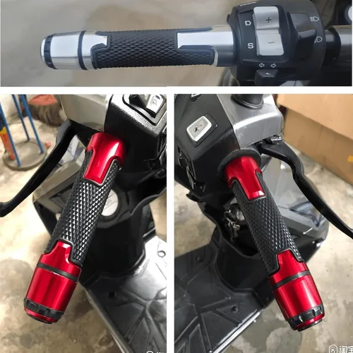 Miniatura 5 de Para Yamaha XT 660 XT660X XT660R XT660Z 2004-2021 Agarres de manillar de motocicleta 7/8 pulgadas 0.866 in antideslizantes de goma Tapones Tapones