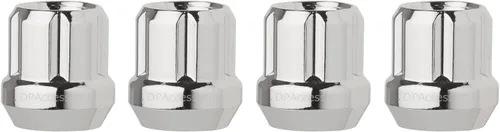 Miniatura 11 de DPAccessories LOS2L5HC-CH04024 - Tuercas cromadas M12x1.25 para ruedas de posventa, afinador estriado de extremo abierto, 0.866 in (0.85 pulgadas)