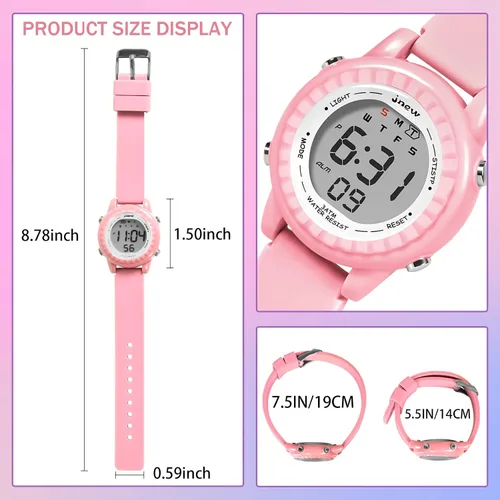 Miniatura 32 de Relojes para niñas y niños, relojes LED impermeables para niños - Los mejores regalos para niños