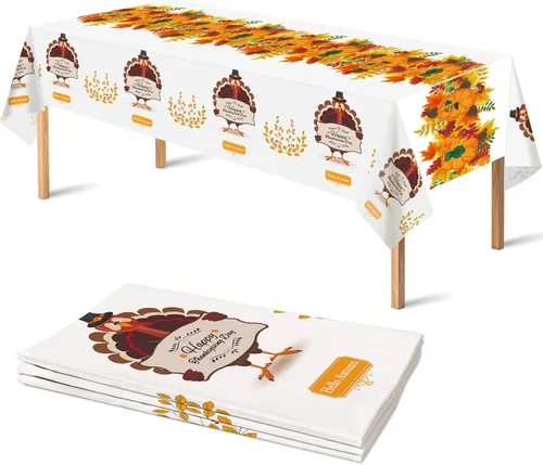 Miniatura 10 de OHOME Decoraciones del 4 de julio, mantel de plástico con bandera patriótica estadounidense para decoraciones del día de los veteranos, accesorios