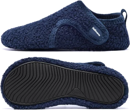 Miniatura 5 de Heiiwarm Pantuflas de invierno cálidas para interiores, ligeras, para el dormitorio, calcetines descalzos para la casa (bebéniño pequeñoniño grande)