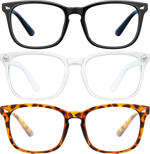 Miniatura 35 de hunsquer Gafas de luz azul para mujer/hombre, gafas de luz azul para computadora negro (806803blacktoucha)