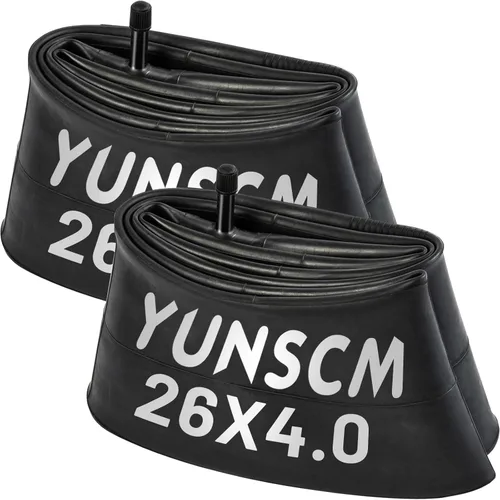 2-PCS 26 x 4.0 Regular/Heavy Duty E-Bike Tubes Schrader Valve 26x4.0 AV32MM 26x4 Fat Bicycle Tubes Compatible with 26X4 Electric Bike/MTB Bicycle