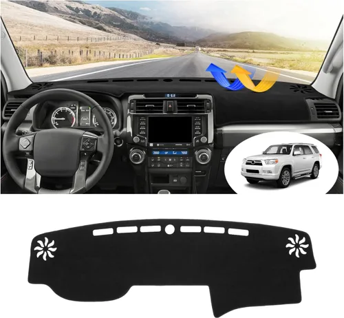 Miniatura 117 de FIILINES Cubierta para tablero Compatible con Mazda 3 2010-2013 Accesorios Tapete para tablero para Mazda 3 Accesorios Tapete para salpicadero