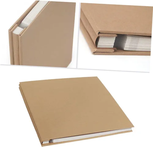 Miniatura 4 de DECHOUS Álbum de fotos autoadhesivo para álbumes de visitas, álbum de fotos en blanco, álbum de fotos de papel Kraft, álbumes de fotos, álbumes