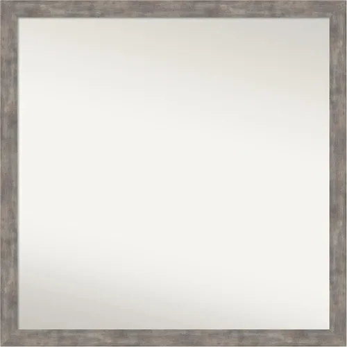 Miniatura 216 de Amanti Art Silver Bathroom Mirror for Over Sink, 24x49 Custom Made Marred Pewter Rectangle Vanity Mirror, Oversize Casual Wood Frame, Hangs Estaño
