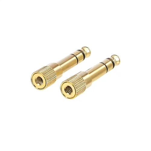 Miniatura 3 de Amazon Basics Chapado en oro 0.250 in 1/4 macho a 0.138 in 1/8 hembra audio estéreo adaptador de auriculares - 2
