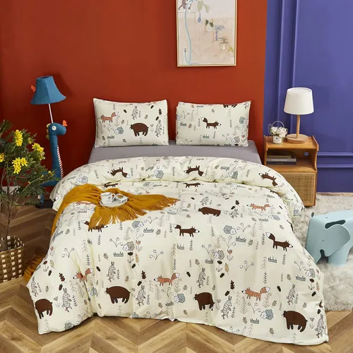 Miniatura 188 de CLOTHKNOW - Juego de edredón verde militar tamaño completo de 3 piezas, juego de ropa de cama verde oscuro, edredón suave con 2 fundas de almohada